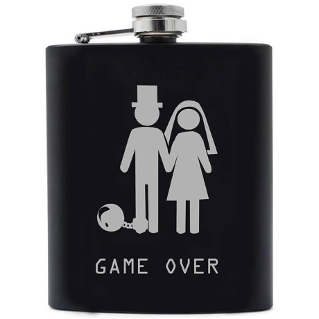 Vtipná ploskačka pre ženícha Game over
