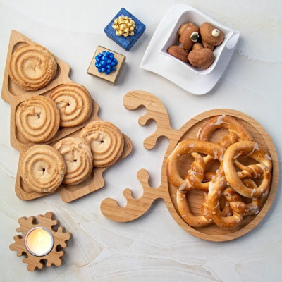 Vianočná bambusová miska v tvare soba – ideálny darček pre každého