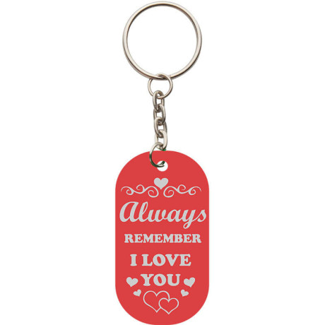 Kľúčenka Always Remember I Love You – láska na dosah ruky