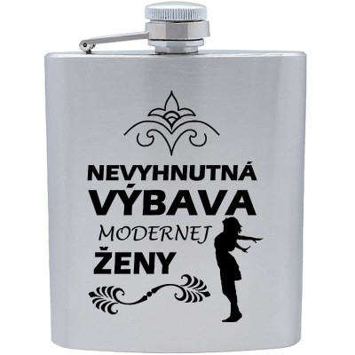Nevyhnutná výbava modernej ženy - elegantná nerezová fľaša