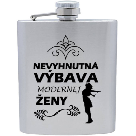 Nevyhnutná výbava modernej ženy - elegantná nerezová fľaša