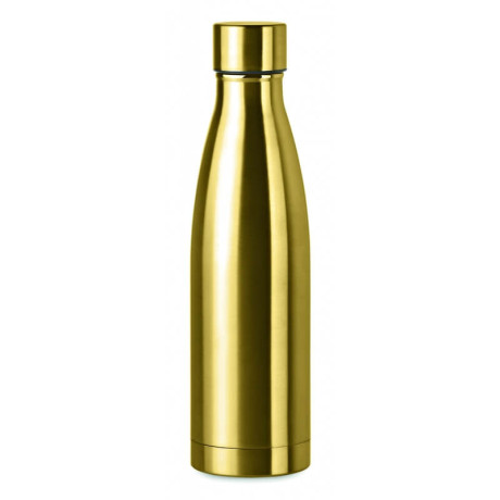 Izolačná vakuová fľaša s dvojitou stenou v zlatej farbe 500 ml