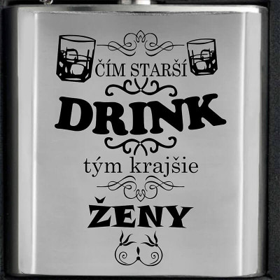 Čím starší drink tým krajšie ženy – vtipný darček pre muža