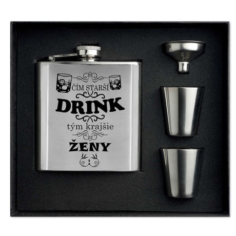 Čím starší drink tým krajšie ženy – vtipný darček pre muža