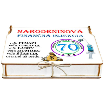 Darček na 70 narodeniny - finančná injekcia