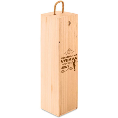 Nevyhnutná výbava modernej ženy – vtipný box na víno pre ženu