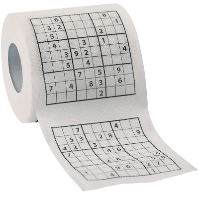 Toaletný papier so Sudoku – Vtipný darček pre všetkých milovníkov hier