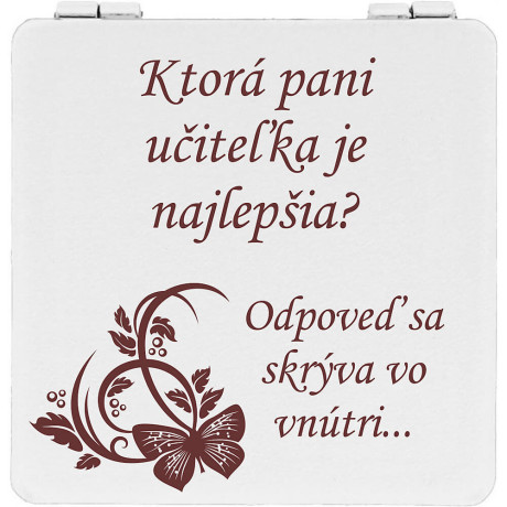Zrkadielko pre pani učiteľku - ktorá pani učiteľka je najlepšia?