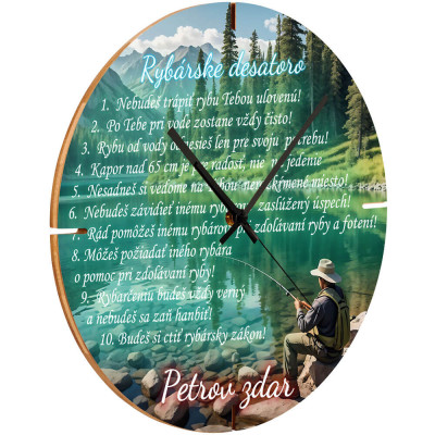 Hodiny pre rybárov – rybárske desatoro