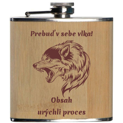 Drevená ploskačka vlk - Prebuď v sebe vlka!