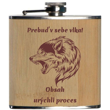 Drevená ploskačka vlk - Prebuď v sebe vlka!