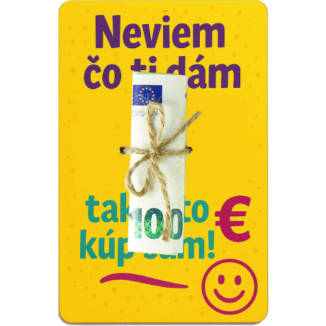 Vtipná tabuľka na darovanie peňazí – Kúp si sám