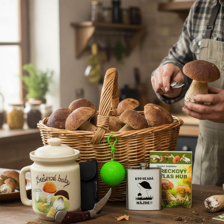 Hubárska sada Deluxe – Kompletný darčekový set pre hubára