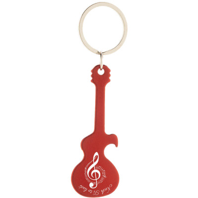 Prívesok na kľúče gitara s otváračom Nech ti to ladí