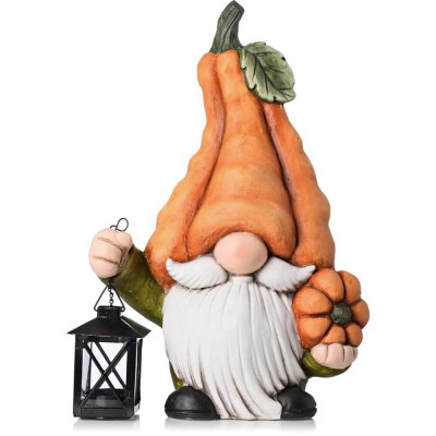 Jesenný škriatok s lampášom