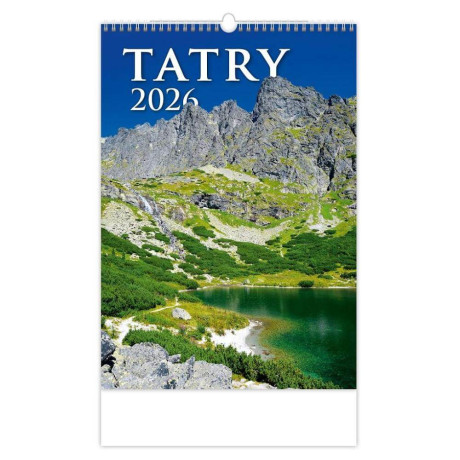 Nástenný kalendár Tatry 2026