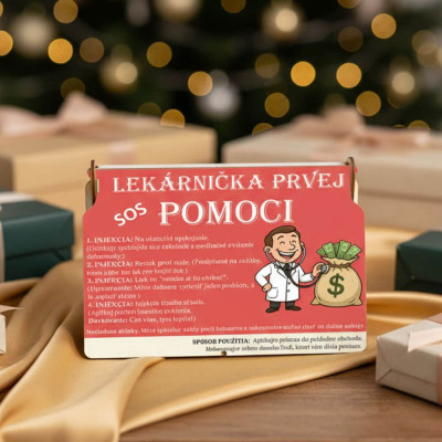 Lekárnička prvej pomoci – vtipný spôsob, ako darovať peniaze