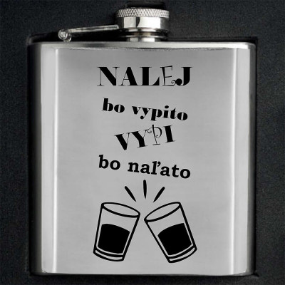 Darček pre dobrú náladu - Nalej bo vypito - vypi bo naľato