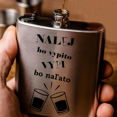 Darček pre dobrú náladu - Nalej bo vypito - vypi bo naľato