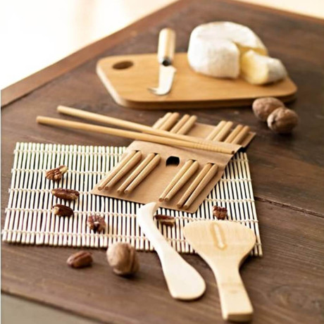 Bambusový set na sushi 4 ks