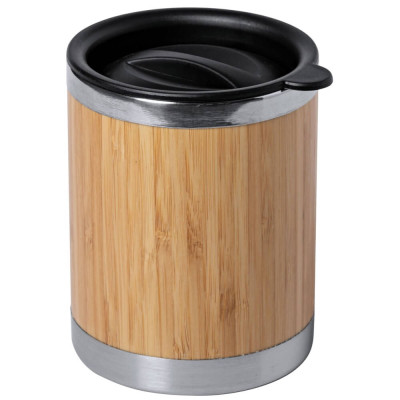 Bambusový termo hrnček 300 ml – Ekologický darček pre kávičkárov