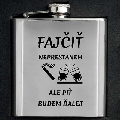Vtipná sada pre fajčiara – Fajčiť neprestanem, ale piť budem ďalej