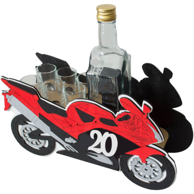 Originálny darček na 20 narodeniny pre motorkára z hornej strany