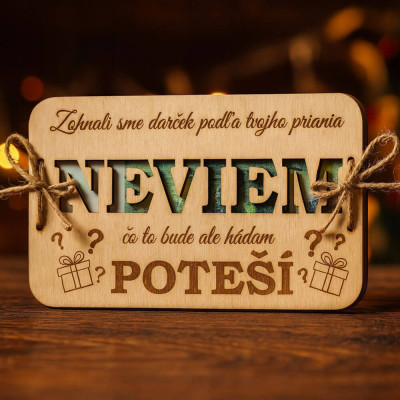 Vtipná obálka na peniaze NEVIEM – riešenie pre tých, čo nič nechcú