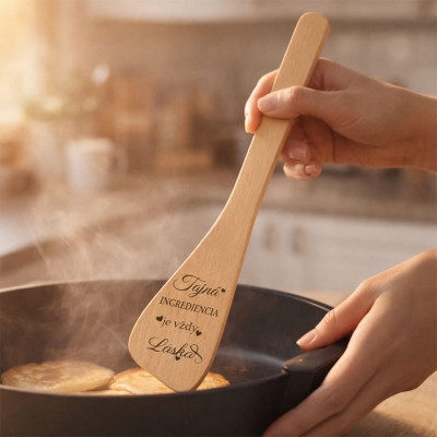 Obracačka Tajná ingrediencia je vždy láska pri varení.