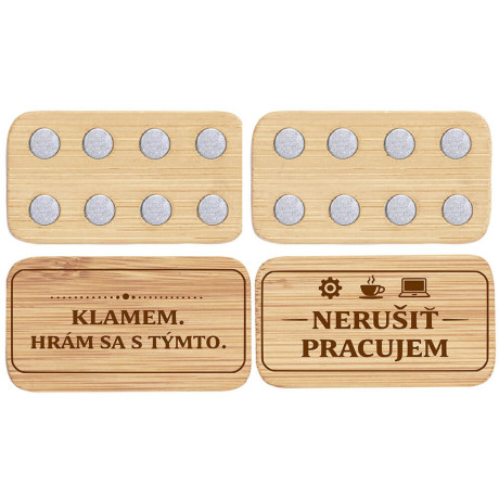 Vtipné antistresové magnety Nerušiť pracujem