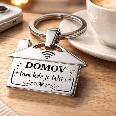 Prívesok DOMOV Tam kde je WiFi