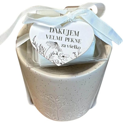 Relaxačný darček pre učiteľku – keramická aromalampa
