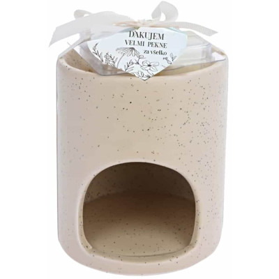Relaxačný darček pre učiteľku – keramická aromalampa