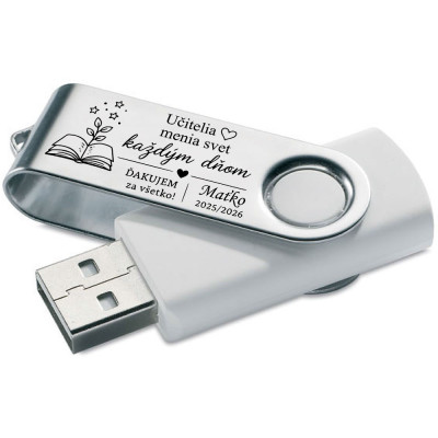 USB ako darček pre učiteľov s menom