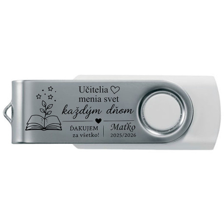 USB ako darček pre učiteľov s menom