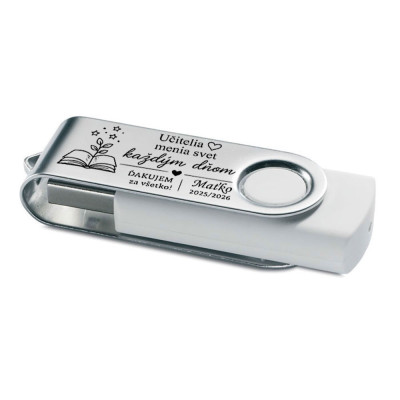 USB ako darček pre učiteľov s menom