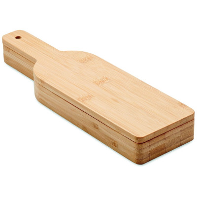 Bambusová sada na víno vo fľaši