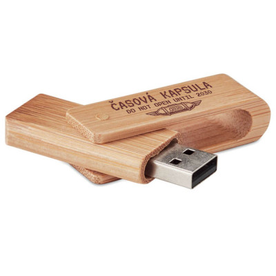Časová kapsula pre tínedžera - Bambusový USB