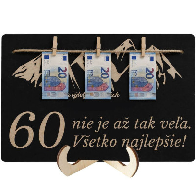 Darček pre turistu na 60 narodeniny