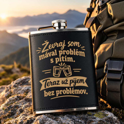 Vtipná ploskačka – žervaj som mával problém s pitím. Teraz už pijem bez problémov na turistike