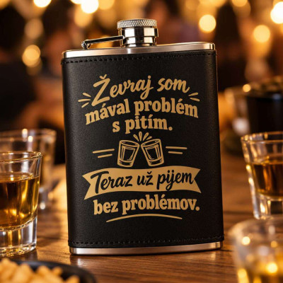 Vtipná ploskačka – žervaj som mával problém s pitím. Teraz už pijem bez problémov na oslave