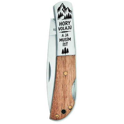 Vreckový nôž Hory volajú – darček pre turistov