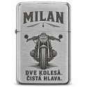 Zapaľovač pre motorkára s menom – darček na jeho cesty