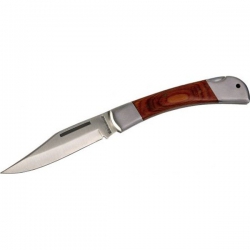 Značkový nôž Schwarzwolf s drevenou rúčkou a poistkou width=
