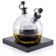 Dvojitá sklenená nádoba na olej a ocot