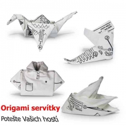 Naučte sa skladať origami servítky width=