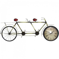 Retro hodiny v tvare bicykla width=