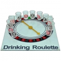 Sklenená alkoholová ruleta  so šípkou
