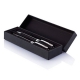 Čierne luxusné pero s rollerom v darčekovom balení