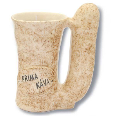 Prima káva - humorný hrnček